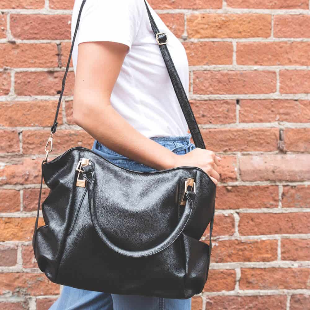 Black Over-the-shoulder Handbag – תמונה 2