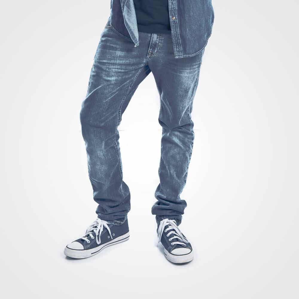 ⁦Black Washed Jeans⁩ – תמונה ⁦1⁩