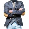 Brown Blazer Jacket - Thumbnail Image 1