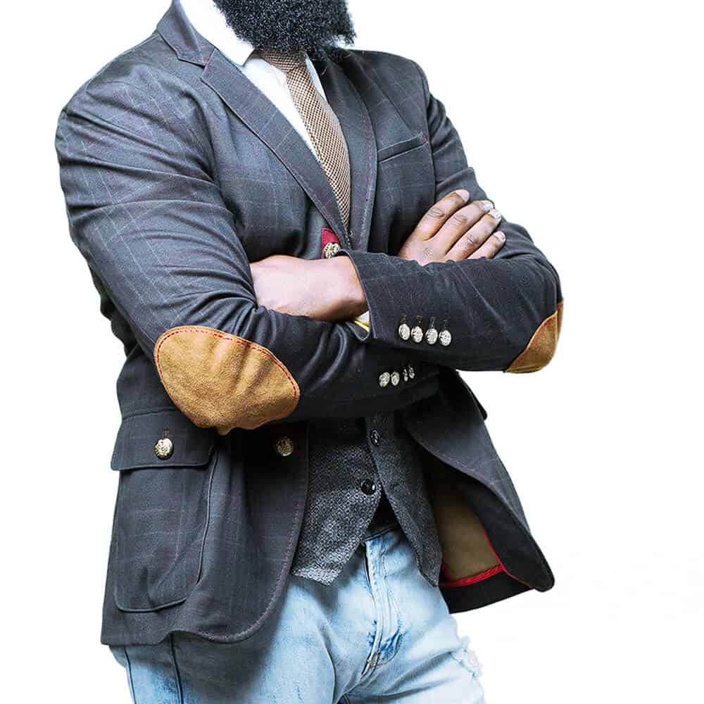 Brown Blazer Jacket – תמונה 2
